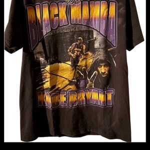 Alstyle Black Mamba Graphic Tee - Black and Purple